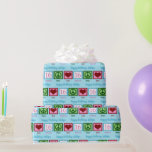 Peace Love Sweet 16 Cute Custom 16th Birthday Cadeaupapier<br><div class="desc">Deze schattige speciale krant Peace Love Sweet Sixteen maakt de perfecte cadeauverpakking voor een tienermeisje dat 16 jaar  roze houdt naast een vredes- en hartbord. Beveel deze mooie blauwe verjaardagskrant voor de zestiende dag van uw dochter om haar speciale dag perfect te maken.</div>
