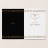 Peace Love & Sympathies Folie Kaart (Binnen)