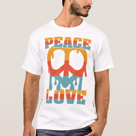 Peace Love T-shirt (Voorkant)