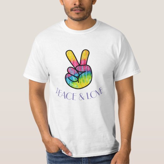 Peace & Love T-Shirt (Voorkant)