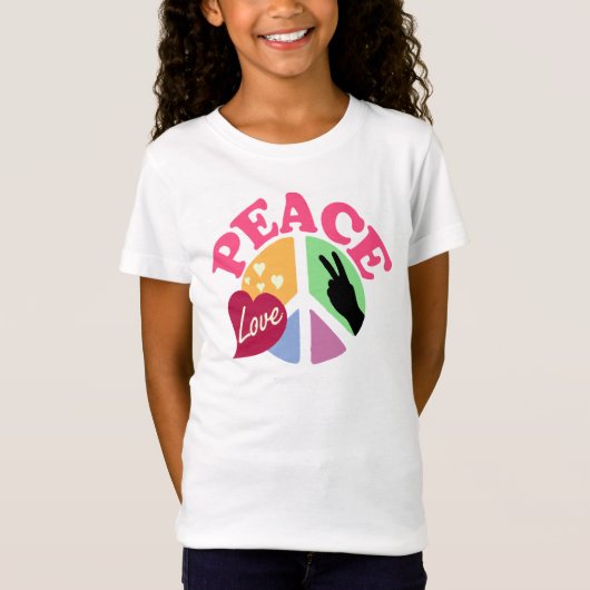 Peace Love T-shirt (Voorkant)