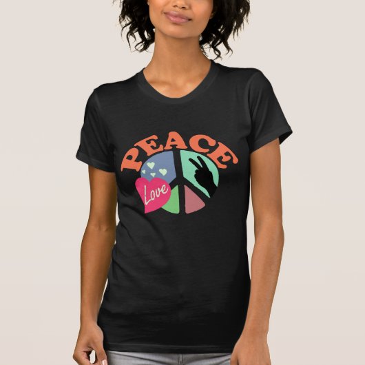 Peace Love T-shirt (Voorkant)