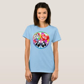 Peace Love T-shirt (Voorkant volledig)