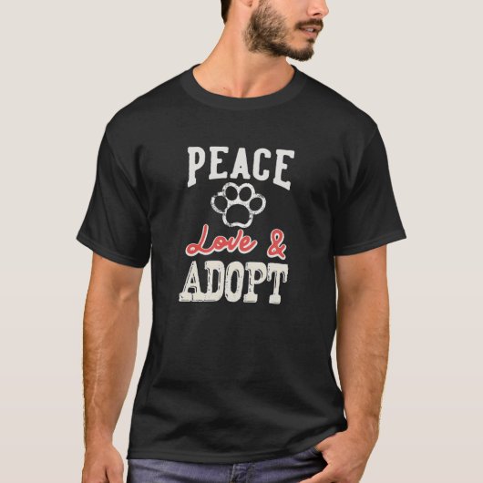 Peace Love T-shirt (Voorkant)