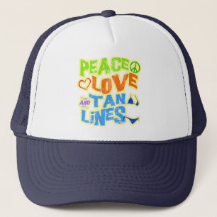 Peace Love Tan Lines Trucker Pet