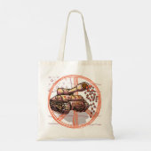 Peace Love Tank Tote Bag (Achterkant)