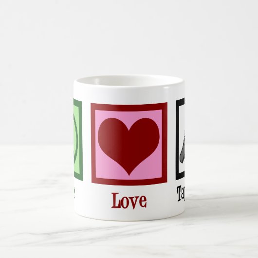 Peace Love Tap Dance Koffiemok (Center)