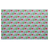 Peace Love Tap Dance Stof (Fat Quarter)
