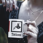 Peace Love Tattoos Cute Tattoo Artist Pistool Koffiemok<br><div class="desc">Peace Love Tattoos. Een gave tattoo artiest met een vredesteken,  een hart en een tattoo pistool voor een tatoeëer. Cute tattooer cadeau.</div>