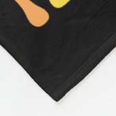 Peace Love Technology Retro Computer Leraar Vibes Fleece Deken (Hoek)