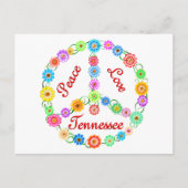 Peace Love Tennessee Briefkaart (Voorkant)