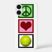Peace Love Tennis Case-Mate iPhone Case (Achterkant)
