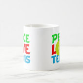 Peace Love Tennis Koffiemok (Center)