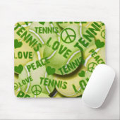 Peace Love Tennis Muismat (Met muis)