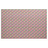 Peace Love Tennis  Roze Stof (Yard (91,4 cm))