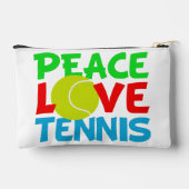 Peace Love Tennis Schattigee Sport Etui (Achterkant)