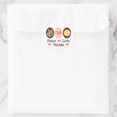 Peace Love Tennis Stickers (Tas)