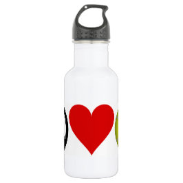 Peace Love Tennis Waterfles