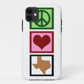 Peace Love Texas Case-Mate iPhone Case (Achterkant)