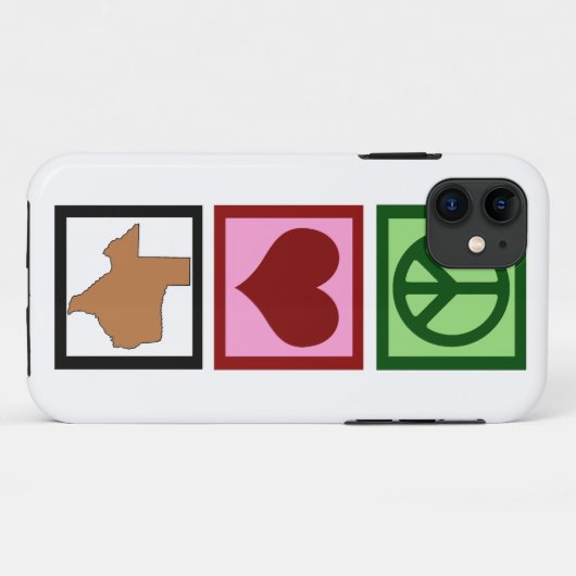 Peace Love Texas Case-Mate iPhone Case (Achterkant (horizontaal))