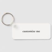 Peace Love Texas Cute Custom Texan Sleutelhanger (Achterkant)