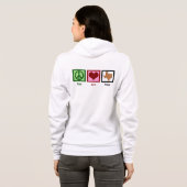 Peace Love Texas Hoodie (Achterkant volledig)