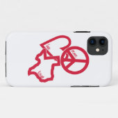 Peace love Texas iPhone case (Achterkant (horizontaal))
