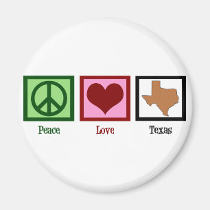 Peace Love Texas Magneet