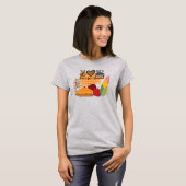 Peace Love Thankful Herfst & Thanksgiving T-shirt (Voorkant volledig)
