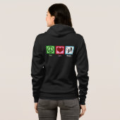 Peace Love Theater Club Hoodie (Achterkant volledig)