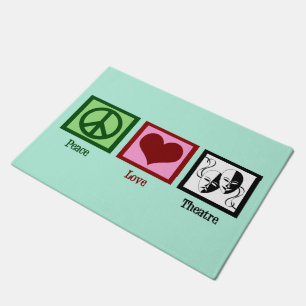 Peace Love Theater Deurmat