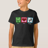Peace Love Theater Kinder T-shirt (Voorkant)