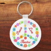 Peace Love Theater Sleutelhanger (Voorkant)