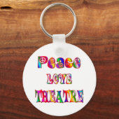 Peace Love Theater Sleutelhanger (Voorkant)