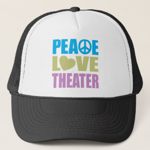 Peace Love Theater Trucker Pet