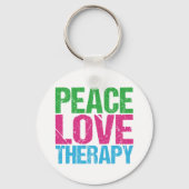 Peace Love Therapy Sleutelhanger (Voorkant)