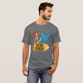 Peace Love Third Grade Funny Stropdas-Dye First Da T-shirt (Voorkant volledig)