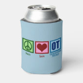 Peace Love to Occupational Therapy Blikjeskoeler (Blikje Achterkant)
