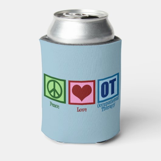 Peace Love to Occupational Therapy Blikjeskoeler (Blikje Achterkant)