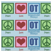 Peace Love to Occupational Therapy Stof (Close Up)