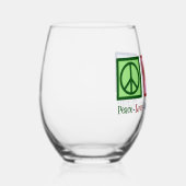 Peace Love to Occupational Therapy Wijnglas Zonder Voet (Rechts)