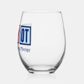 Peace Love to Occupational Therapy Wijnglas Zonder Voet (Links)