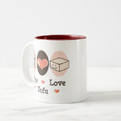 Peace Love Tofu Mok (Voorkant links)