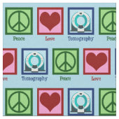Peace Love Tomography Stof (Close Up)