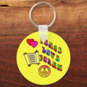 Peace Love Torah Sleutelhanger (Voorkant)