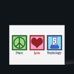 Peace Love Toxicology Cute Toxicologe Feestdagenkaart<br><div class="desc">Vrede houdt van toxicologie. Een coole toxicoloog-vakantiepas voor een wetenschapper die in een laboratorium werkt als gifdeskundige. Ondersteun toxiciteitsonderzoekers met deze schattige kerstkaart!</div>