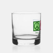 Peace Love Toxicology Cute Toxicologe Whisky Glas (Rechts)