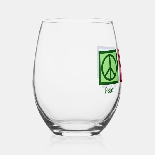 Peace Love Toxicology Cute Toxicologe Wijnglas Zonder Voet (Rechts)