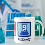 Peace Love Toxicology Koffiemok<br><div class="desc">Peace Love Toxicology. Een coole toxicoloog cadeau voor een wetenschapper die in een lab werkt als gif- en gifdeskundige. Toxiciteitsonderzoekers ondersteunen met dit schattige ontwerp!</div>