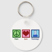Peace Love Toxicology Sleutelhanger (Voorkant)